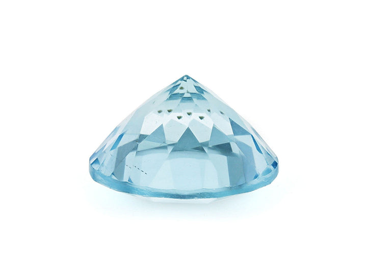 9MM Natural Blue Aquamarine A Grade Round 2.40 Cts (AROU-106) - Bluestargemstones - -