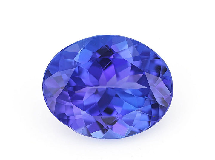 AAAA Natural VIVID Tanzanite 9x11MM Oval 3.77 Cts (TZOV028) - Bluestargemstones - -  - AAAA Natural VIVID Tanzanite Gemstone 9x11MM Oval 3.77 Cts (TZOV028)