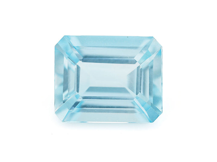 AAA Natural Aquamarine 10x8mm Emerald 2.85 Cts (AEM - 108) - Bluestargemstones - -  - AAA Natural Aquamarine 10x8mm Emerald 2.85 Cts (AEM - 108)