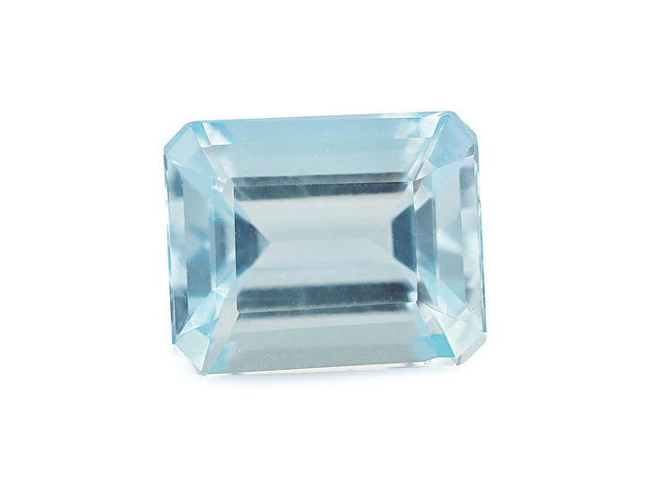 AAA Natural Aquamarine 11x9mm Emerald 3.92 Cts (AEM - 105) - Bluestargemstones - -  - AAA Natural Aquamarine 11x9mm Emerald 3.92 Cts (AEM - 105)