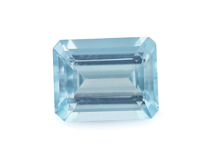 Natural Aquamarine 8x10mm Emerald 3.08 Cts (AEM - 106) - Bluestargemstones - -  - Natural Aquamarine Gemstone 8x10mm Emerald 3.08 Cts (AEM - 106)