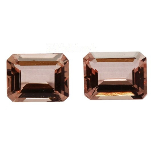Natural Peach Morganite 9x7mm Octagon 1.79 Ct (MGOCT004) - Bluestargemstones - -  - Natural Peach Morganite 9x7mm Octagon 1.79 Ct (MGOCT004)