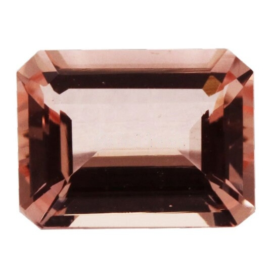 Natural Peach Morganite 9x7mm Octagon 1.79 Ct (MGOCT004) - Bluestargemstones - -