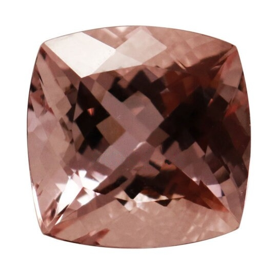 Natural Pink Morganite 12.50 Cts Cushion Shape (PICUS001) - Bluestargemstones - -  - Natural Pink Morganite 12.50 Cts Cushion Shape (PICUS001)