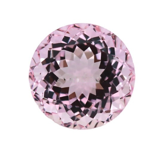 Natural Pink Morganite 9.5mm Round 2.30 Cts (PIRD02) - Bluestargemstones - -  - Natural Pink Morganite 9.5mm Round 2.30 Cts (PIRD02)
