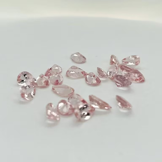 Natural Pink Morganite Pear Shape Lot 22.05 Cts (PIP008) - Bluestargemstones - -