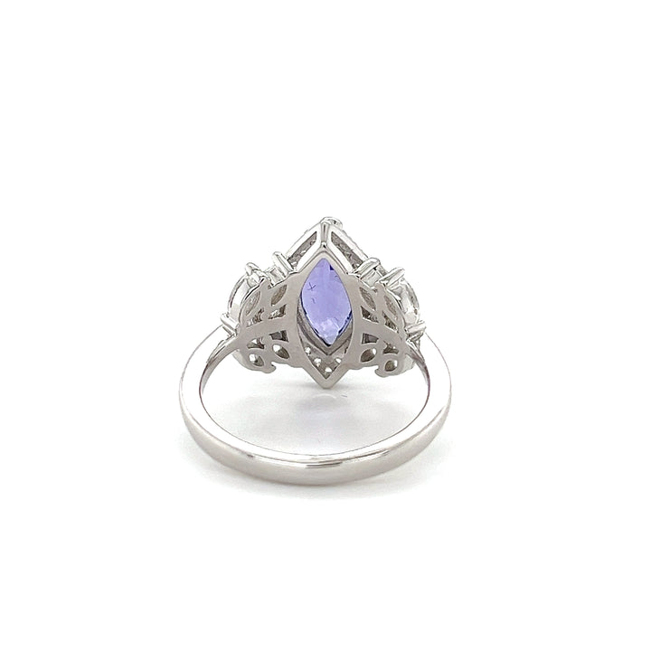 1.72ct Tanzanite Marquise 925 Silver Ring (1 Stone) (PJC32765R)