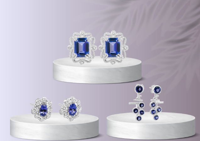Tanzanite Earring
