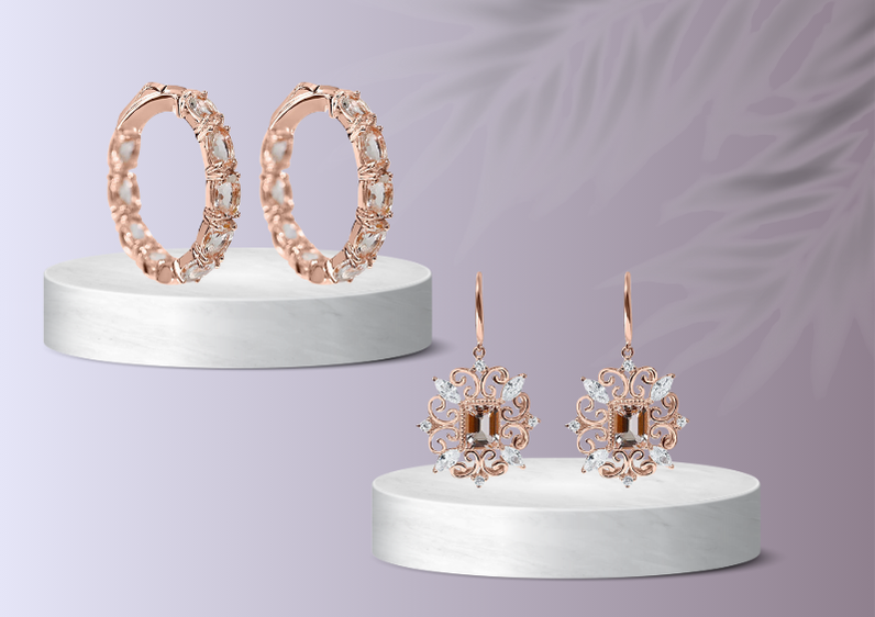 peach morganite ring
