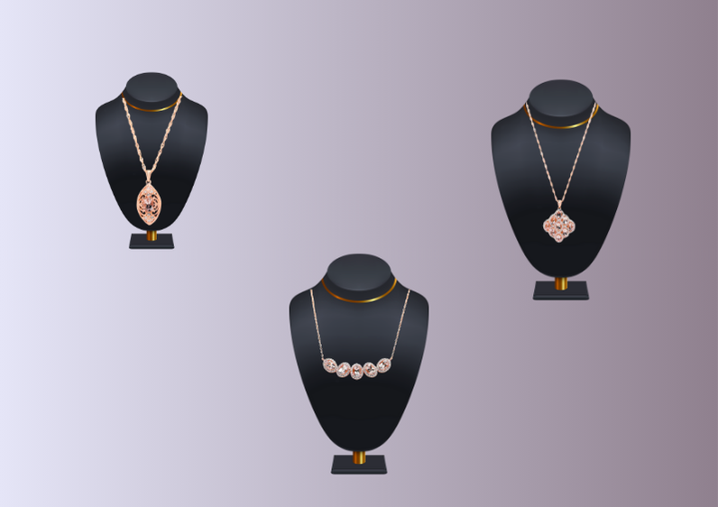 Peach Morganite Pendants