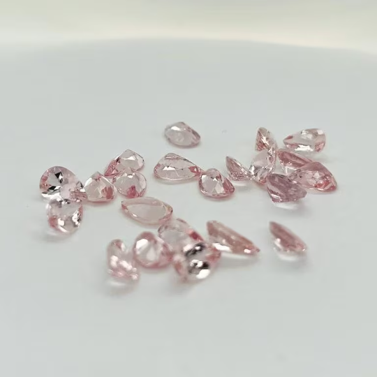 Natural Pink Morganite Pear Shape Lot 22.05 Cts (PIP008)