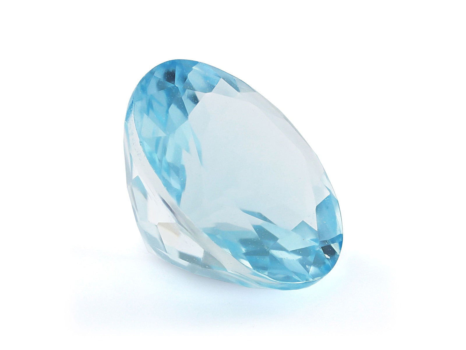 7.5MM Natural Blue Aquamarine AAAA Grade Round 1.47 Cts (AROU-122) - Bluestargemstones - - 