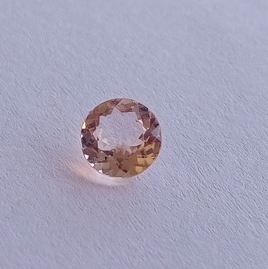 7.5mm Round Natural Pecah Morganite (1.36 Ctw) Eye Clean Clarity Faceted Cut Top Quality Loose Gemstone Morganite Jewelry - Bluestargemstones - -  - 7.5mm Round Natural Pecah Morganite (1.36 Ctw) Eye Clean Clarity Faceted Cut Top Quality Loose Gemstone Morganite Jewelry