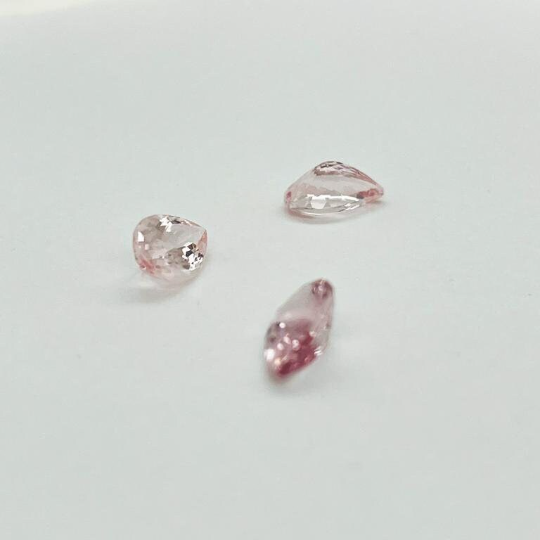 Natural Pink Morganite 7x11mm Pear Shape 1.80 Cts (PIP002)