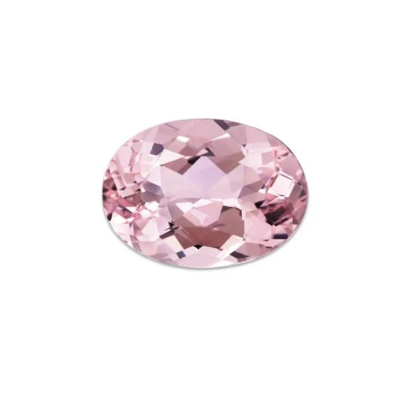 7x5mm Natural Pink Morganite Oval Shape Loose Gemstone (PIOV013) - Bluestargemstones - - 