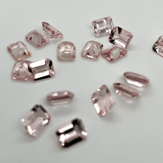 Natural Pink Morganite 9x7mm Emerald Cut 1.95 Cts (PIOCT006)
