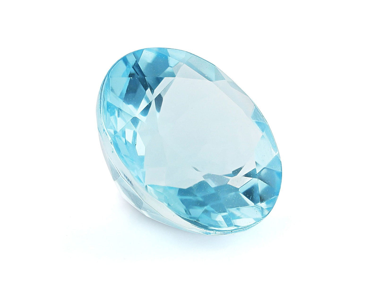 8MM Natural Blue Aquamarine AAAA Grade Round 1.87 Cts (AROU-116) - Bluestargemstones - - 