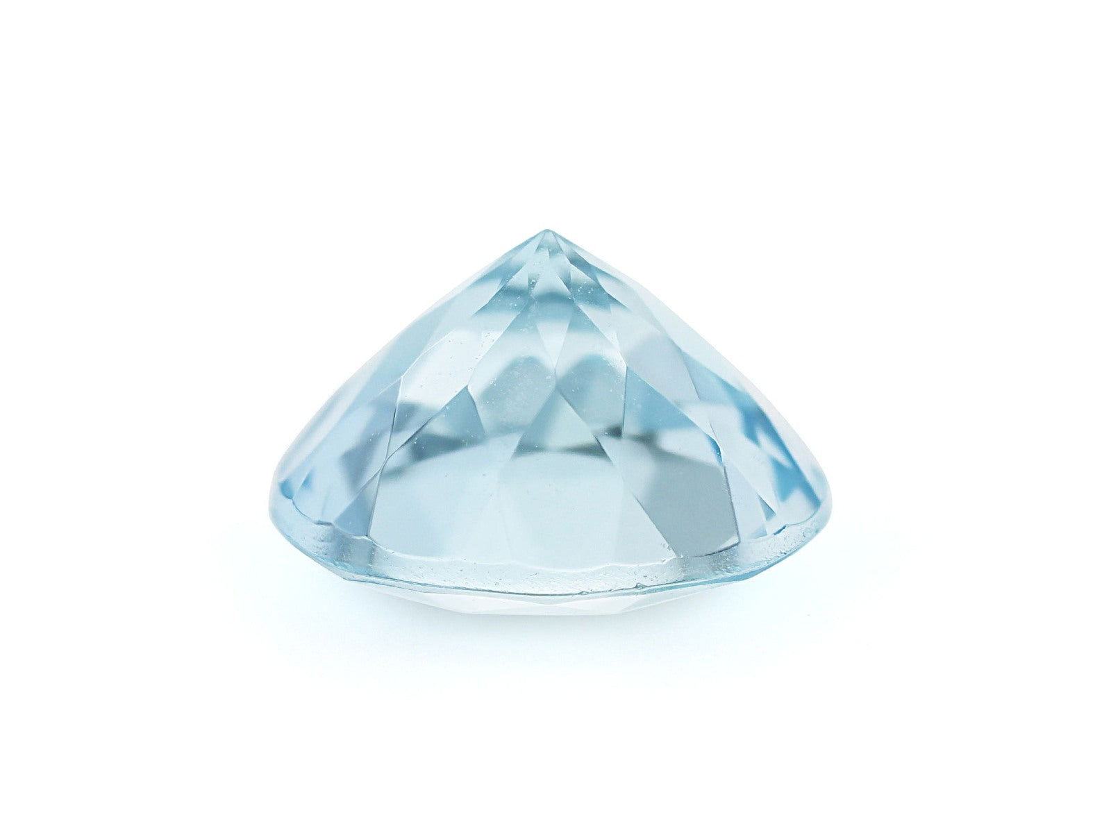 8MM Natural Blue Aquamarine AA Grade Round 1.59 Cts (AROU - 114) - Bluestargemstones - - 