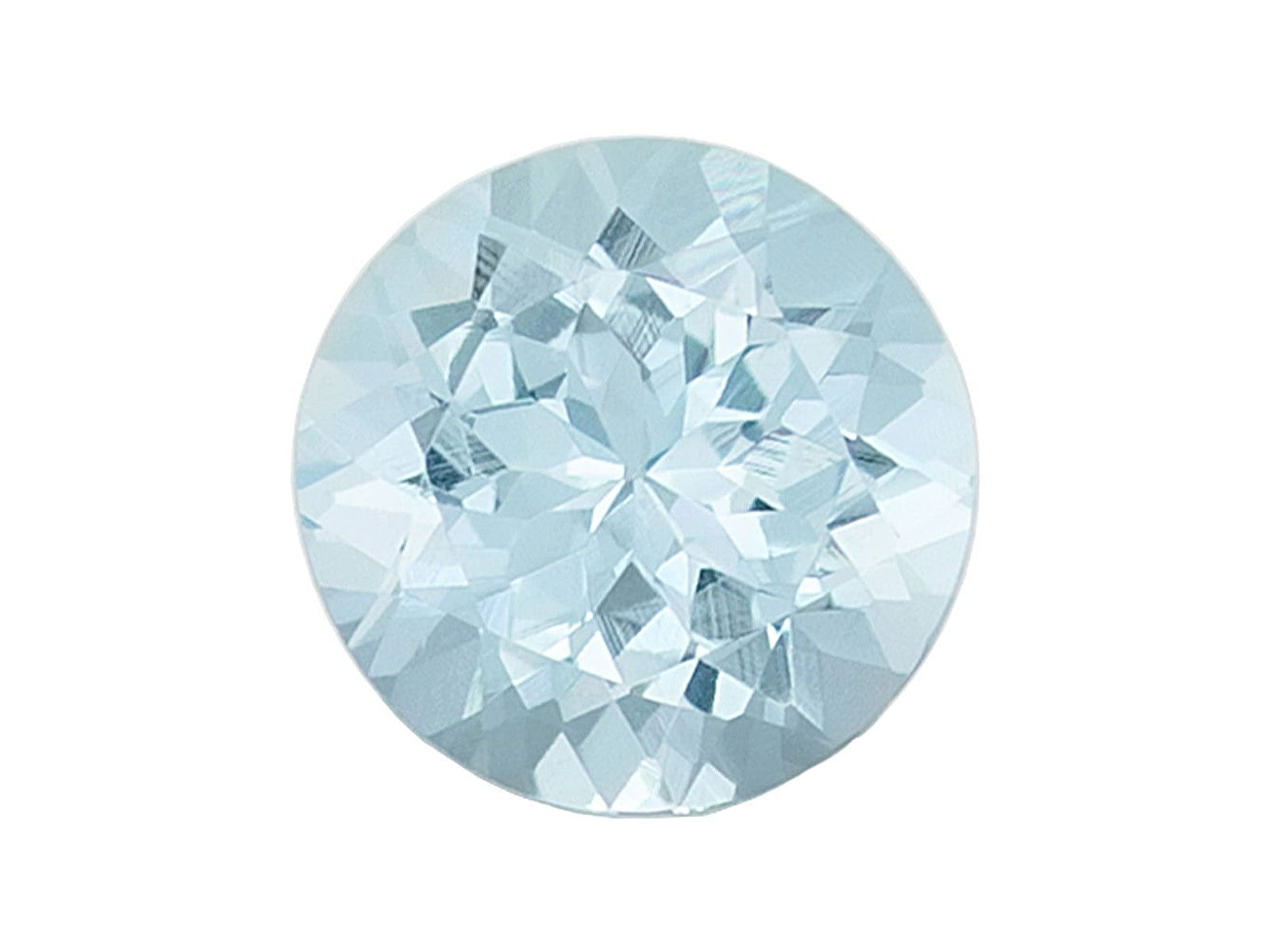 Captivating 1.61ct Natural Aquamarine Gemstone - Round Cut (AROU-113)