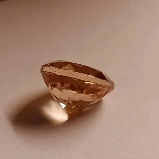 8mm Round Natural Pecah Morganite (1.65Ctw) Visible Inclusion Clarity Faceted Cut Top Quality Loose Gemstone Morganite Jewelry - Bluestargemstones - - 