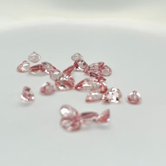 Natural Pink Morganite 8x6mm Pear Shape 0.83 Cts (PIP007)