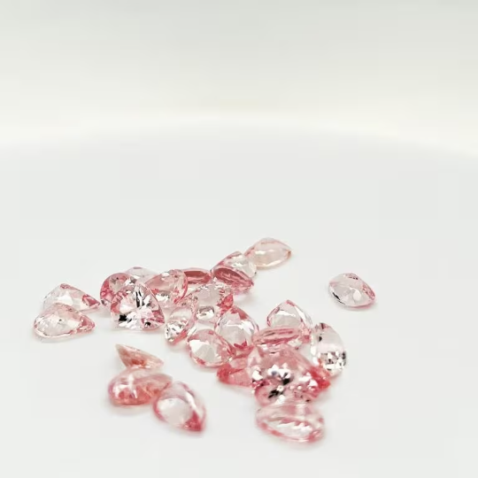 Natural Pink Morganite 8x6mm Pear Shape 0.83 Cts (PIP007)