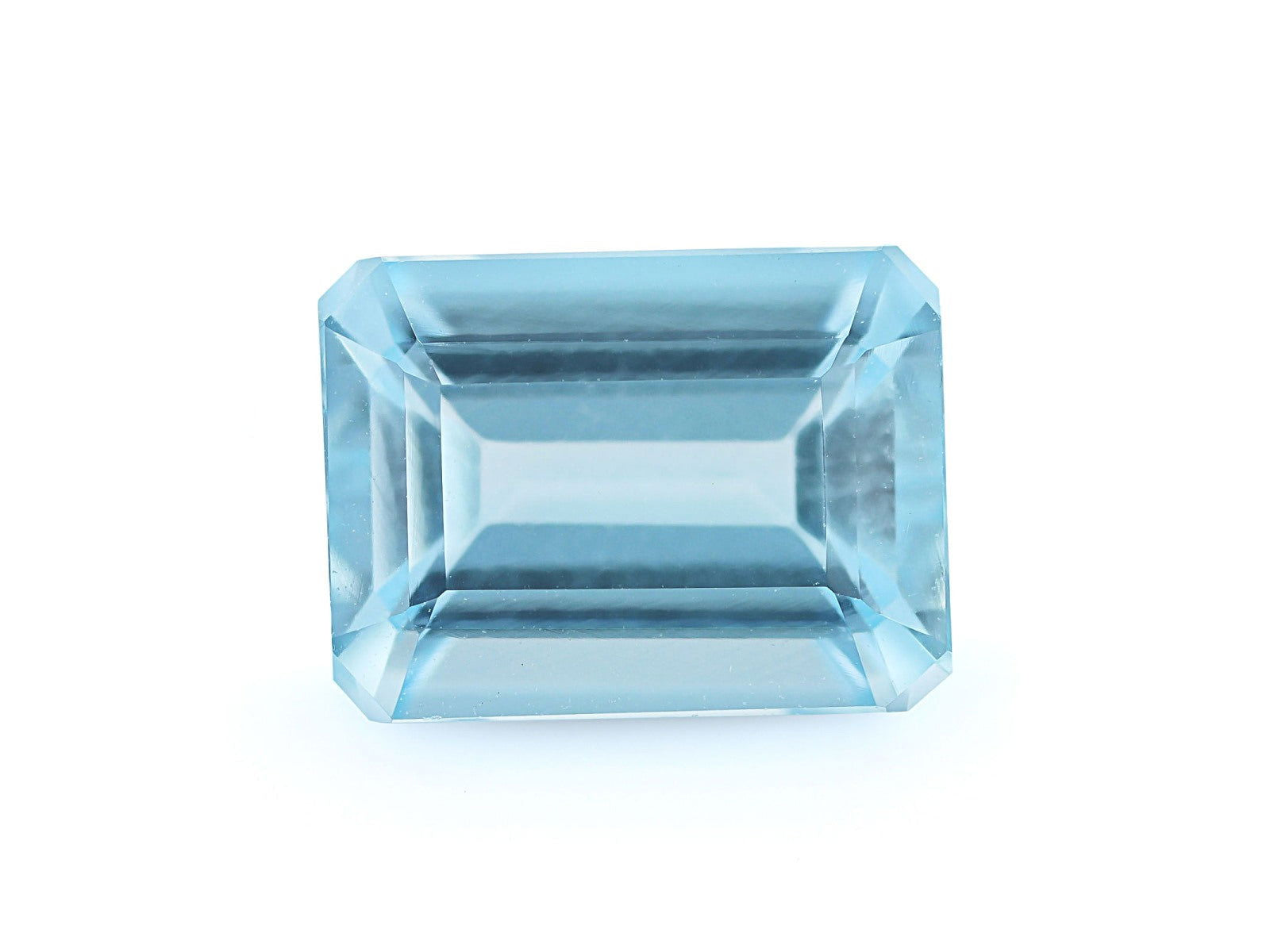 AAAA Natural Aquamarine 9x7mm Emerald 2.14 Ct (AEM - 113) - Bluestargemstones - - 