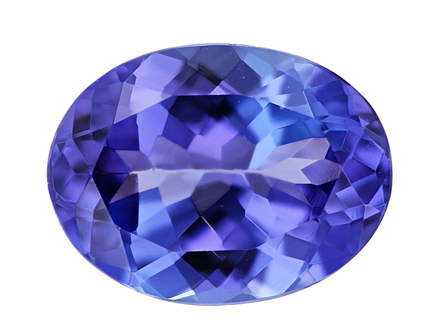 AAAA Natural VIVID Tanzanite 9x11MM Oval 3.72 Cts (TZOV031) - Bluestargemstones - - 