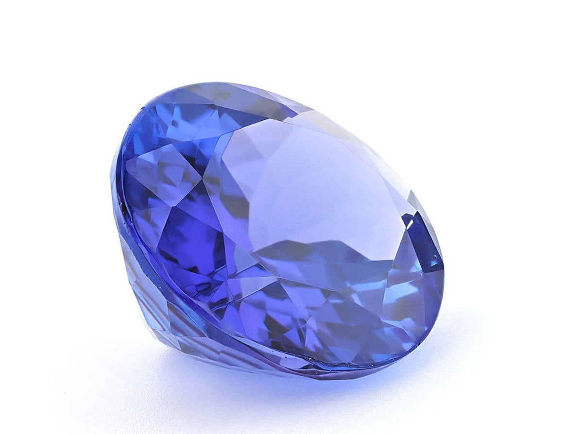 Tanzanite Naturelle 1.11 Ct - Bleue - Traitement Thermique - Excellente Taille - Pur à La Loupe
