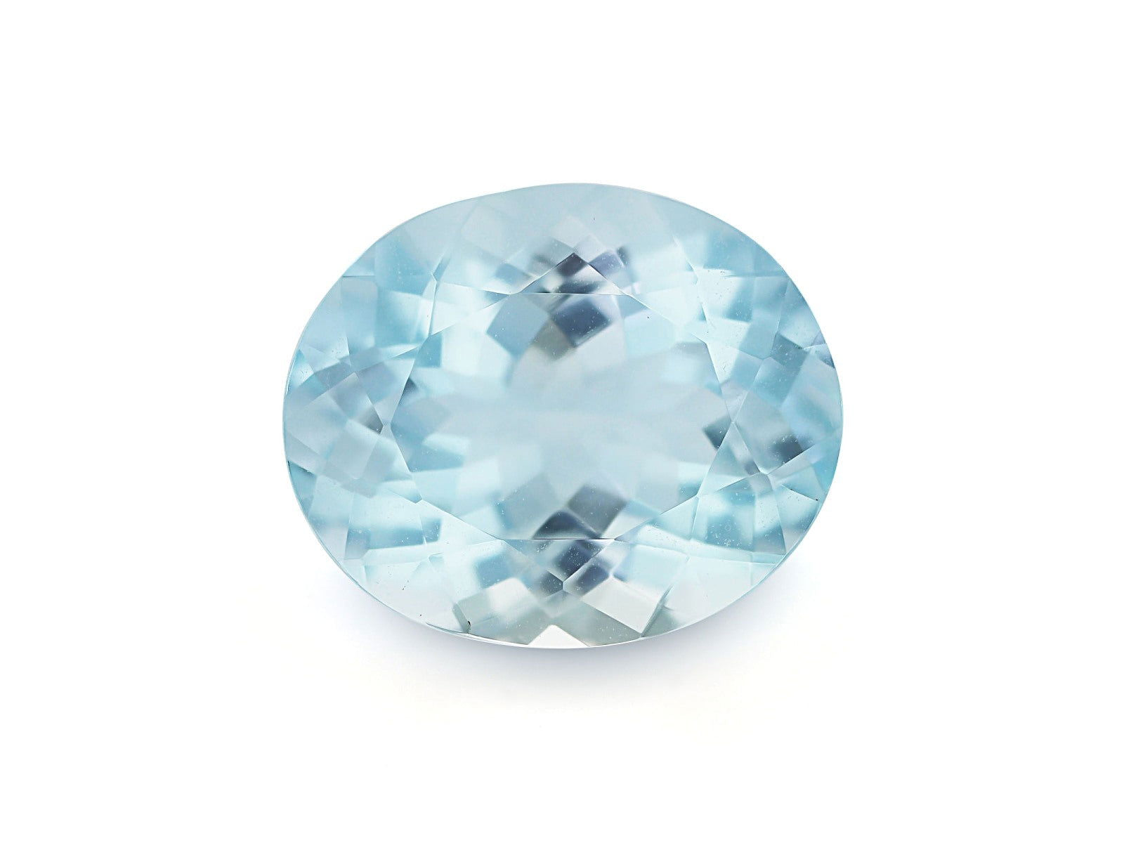 AAA Grade Natural Aquamarine 12x10MM Oval 4.37 Ct (AOV - 105) - Bluestargemstones - - 