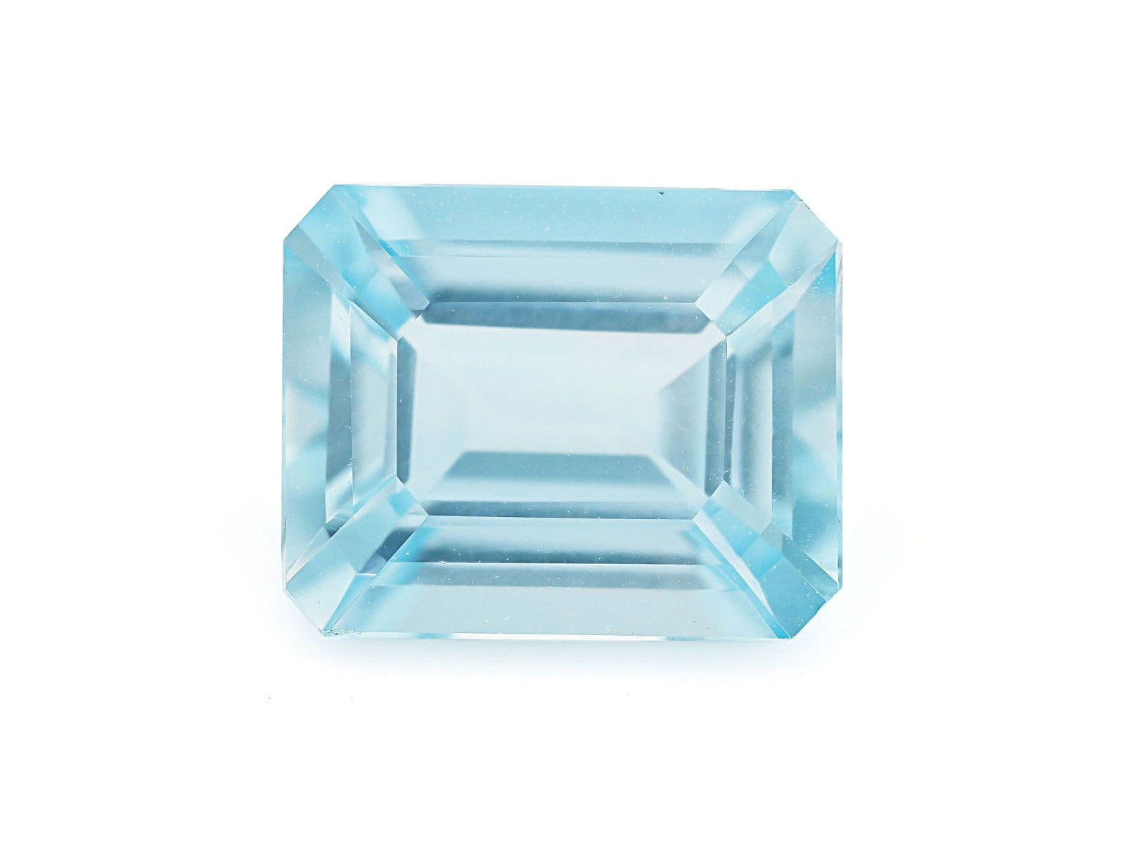 AAA Natural Aquamarine 10x8mm Emerald 2.85 Cts (AEM - 108) - Bluestargemstones - - 