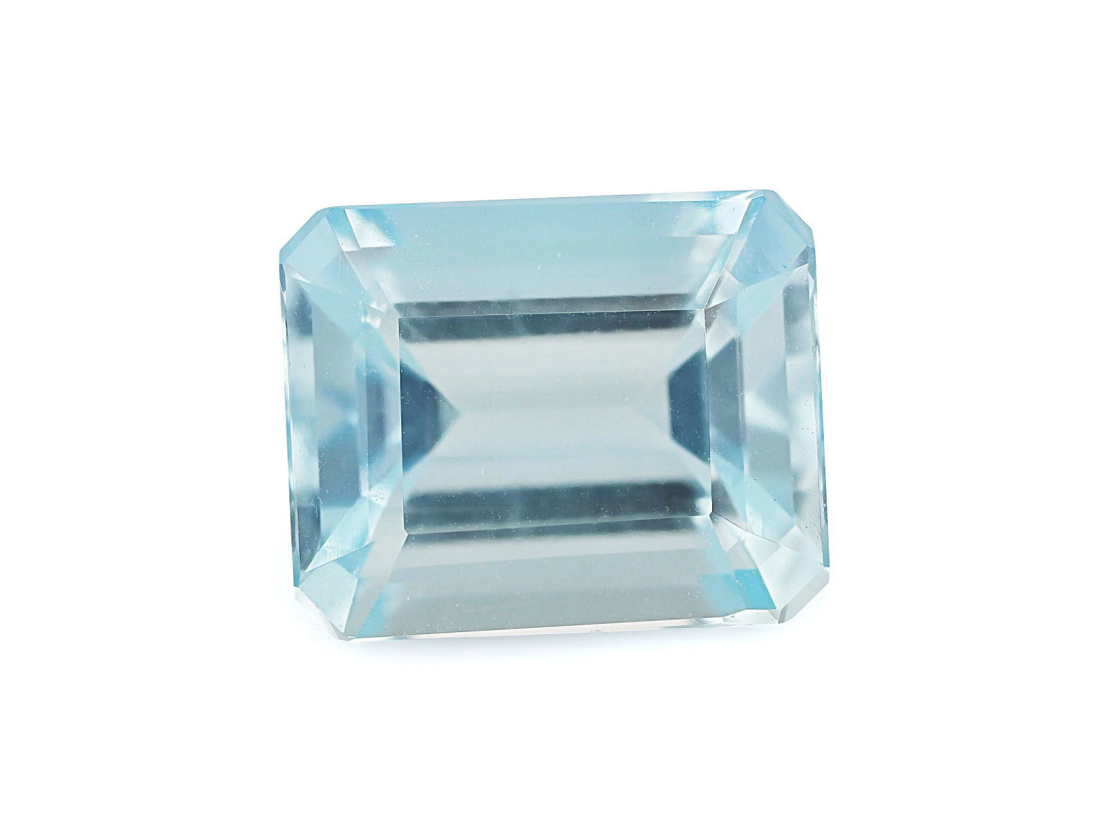 AAA Natural Aquamarine 11x9mm Emerald 3.92 Cts (AEM - 105) - Bluestargemstones - - 