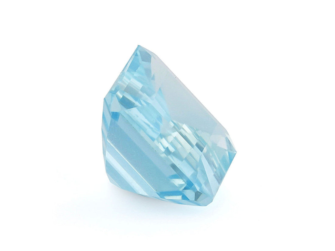 AAA Natural Aquamarine 11x9mm Emerald 3.92 Cts (AEM - 105) - Bluestargemstones - - 