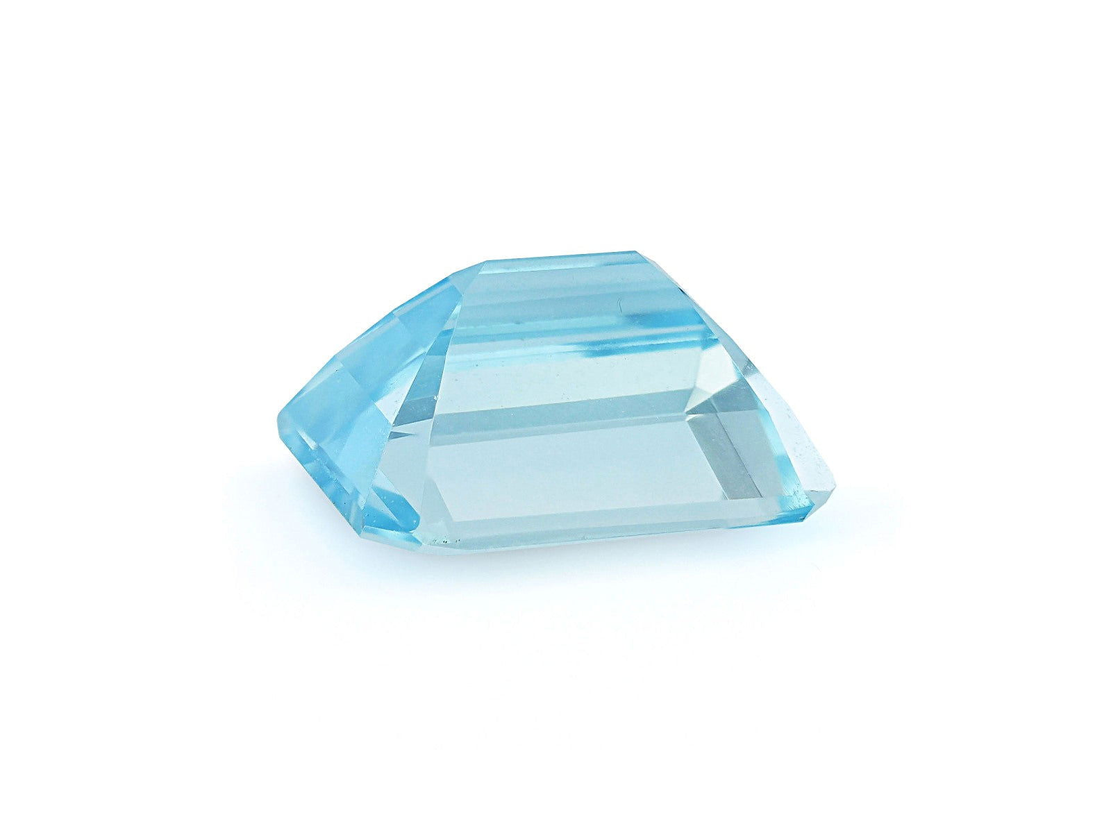 AAA Natural Aquamarine 11x9mm Emerald 3.92 Cts (AEM - 105) - Bluestargemstones - - 