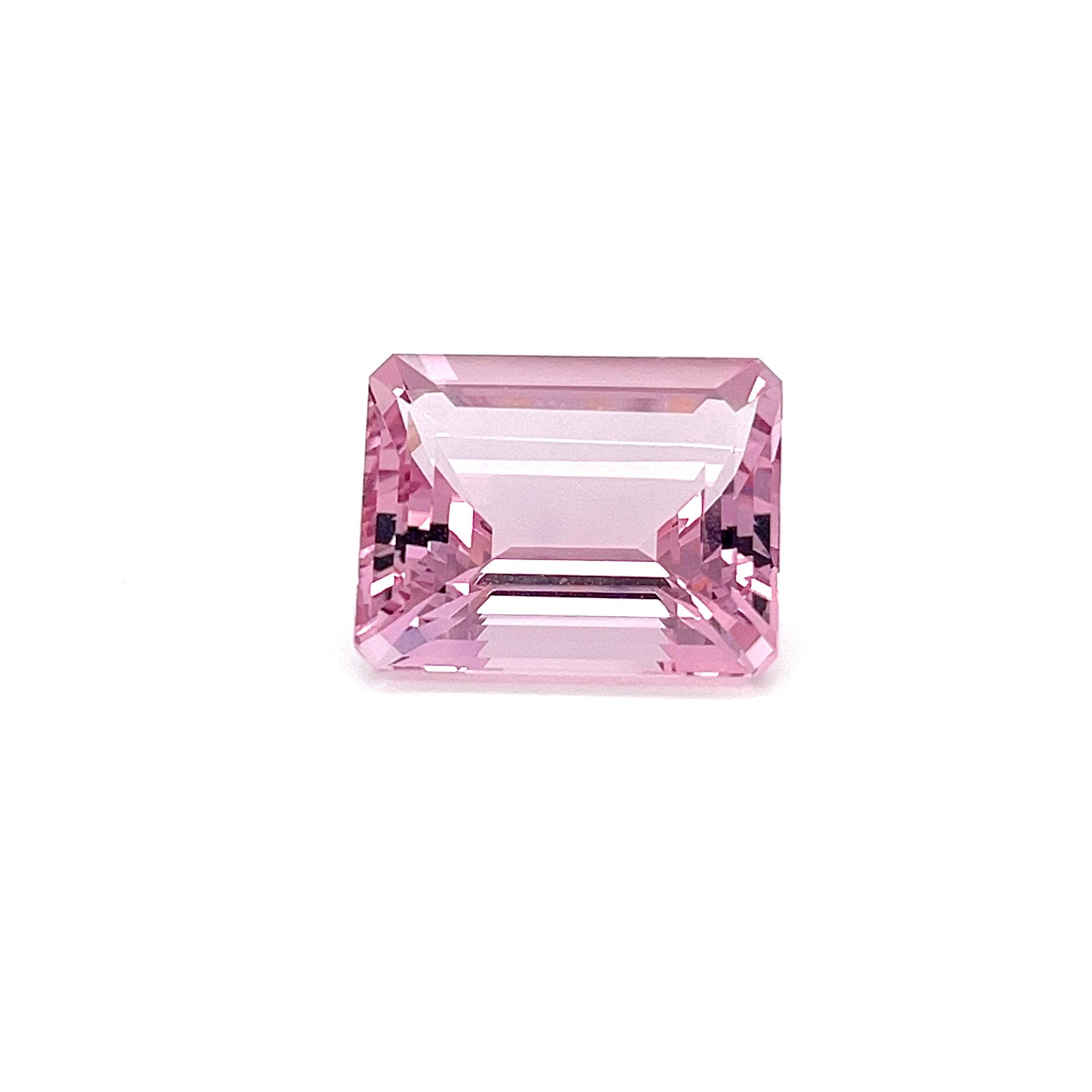 Buy 37.24ct AAAA Pink Morganite Emerald Cut Gemstone Online (BSGPF05)