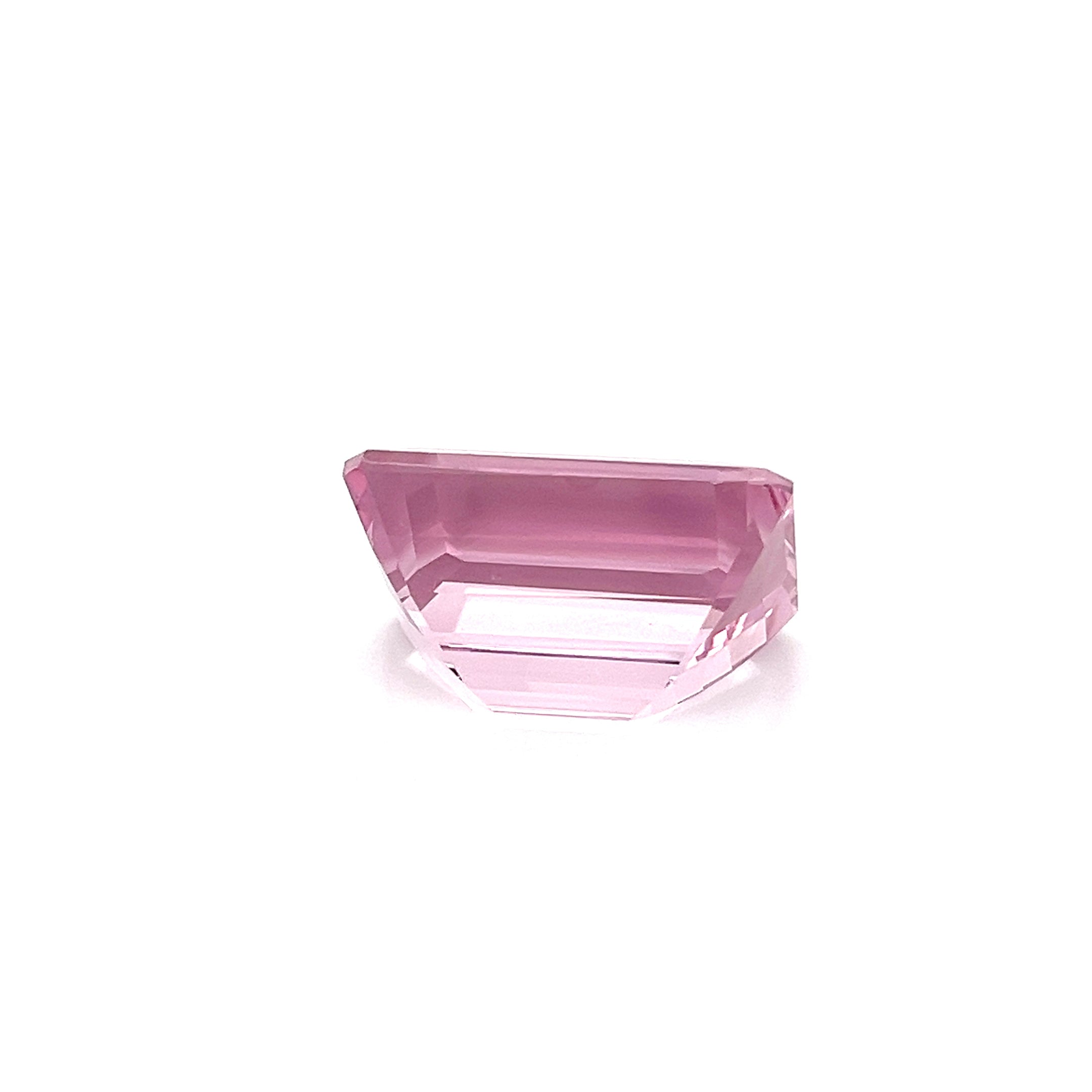 Buy 37.24ct AAAA Pink Morganite Emerald Cut Gemstone Online (BSGPF05)