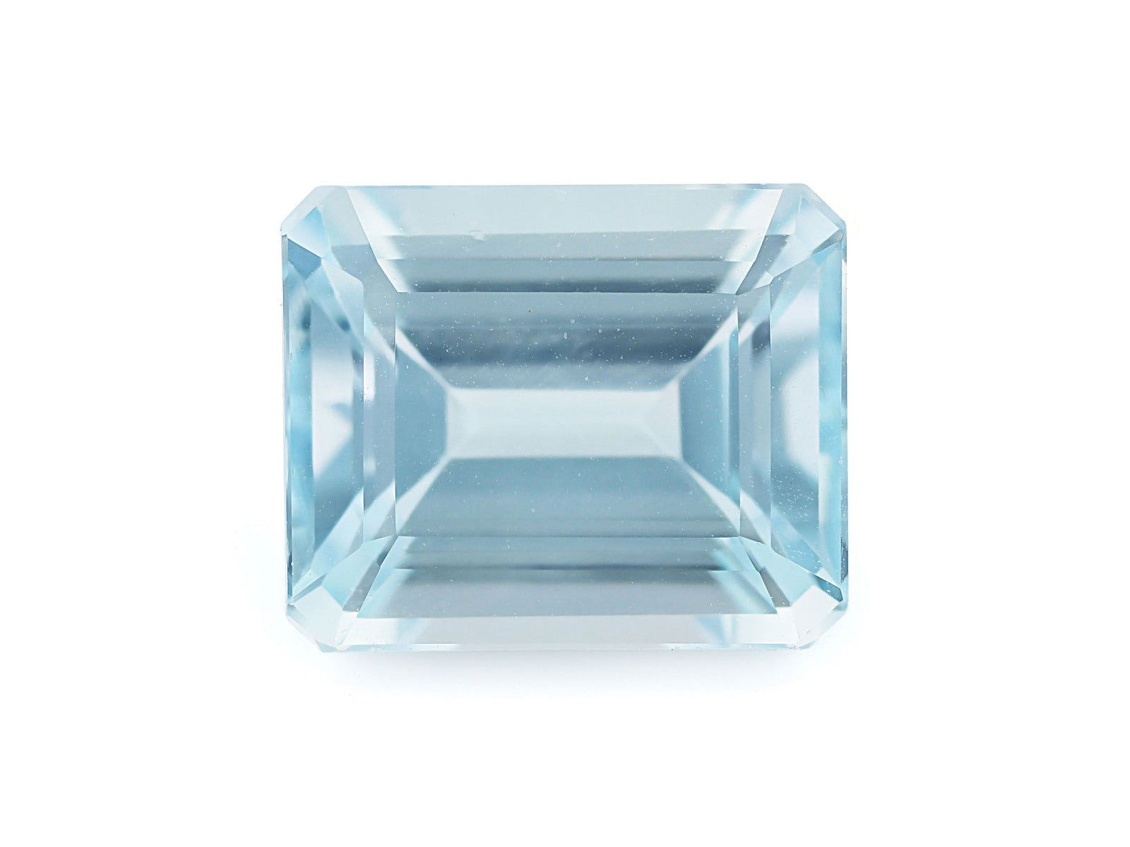 Natural Aquamarine 12x10mm Emerald 6.14 Ct (AEM -102) - Bluestargemstones - - 