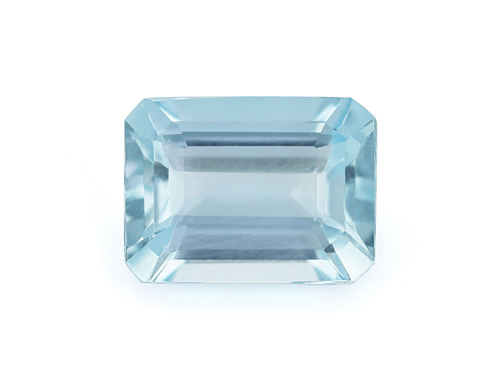 Natural Aquamarine 8x6MM Emerald 1.40 Ct (AEM - 114) - Bluestargemstones - - 