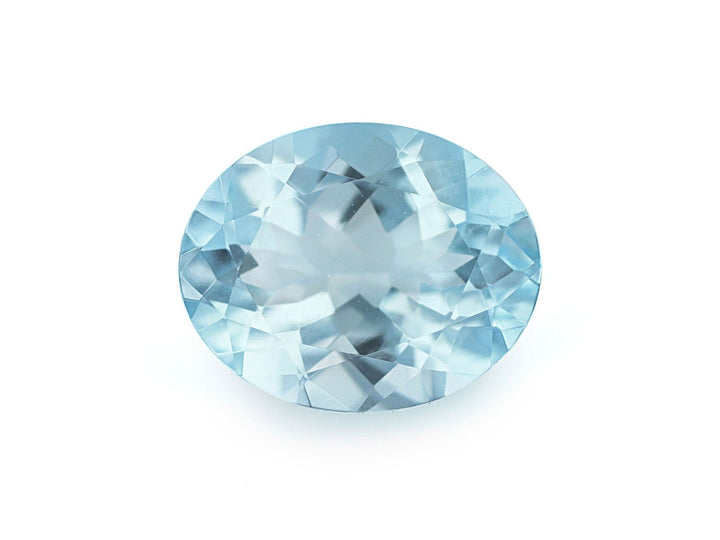 Natural Aquamarine AA Grade 8x10MM Oval 2.12 Ct (A0V - 111) - Bluestargemstones - -  - Natural Aquamarine AA Grade 8x10MM Oval 2.12 Ct (A0V - 111)