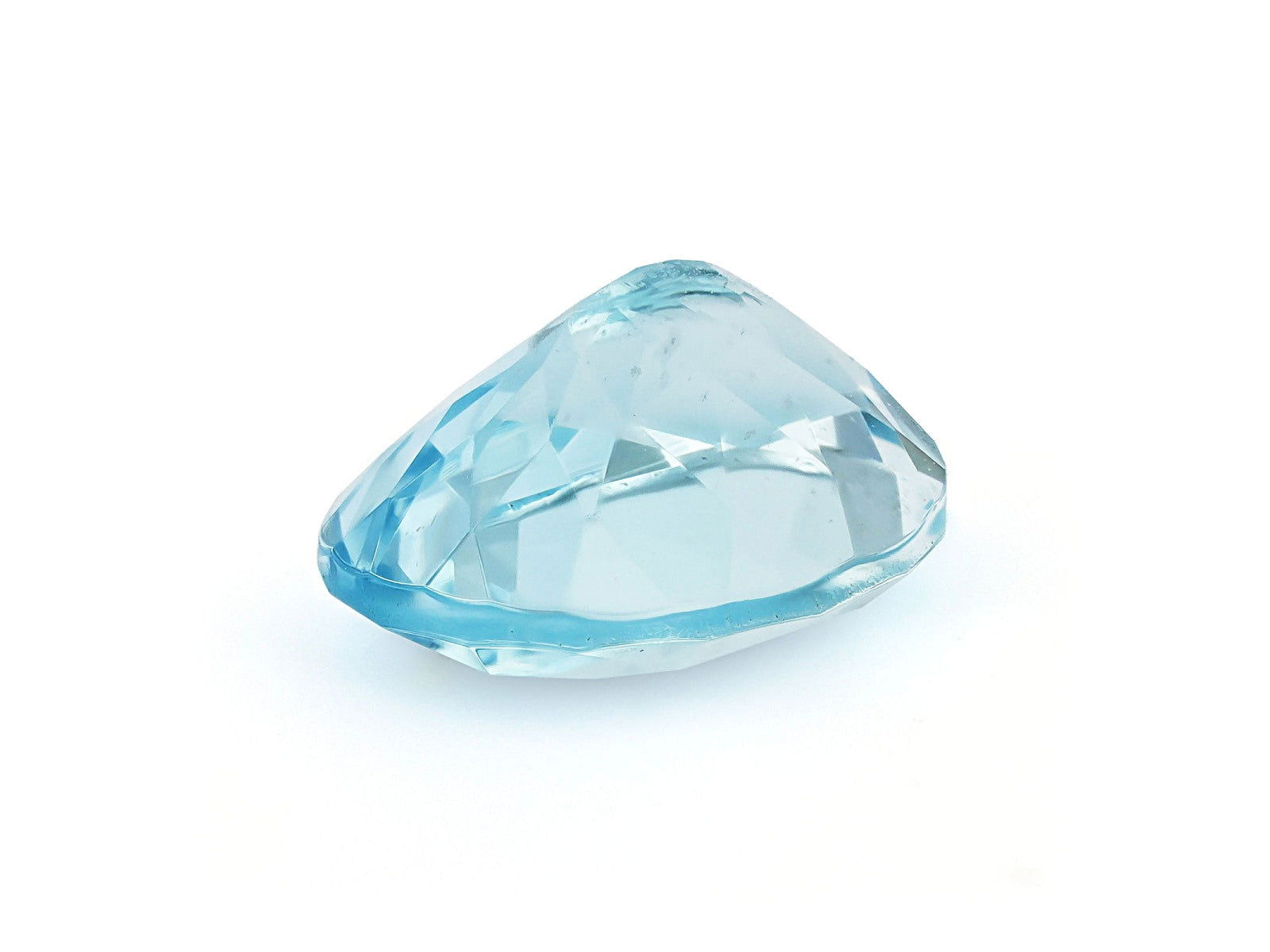 Natural Aquamarine A Grade 8x6MM Oval 1.08 Ct (AOV - 117) - Bluestargemstones - - 