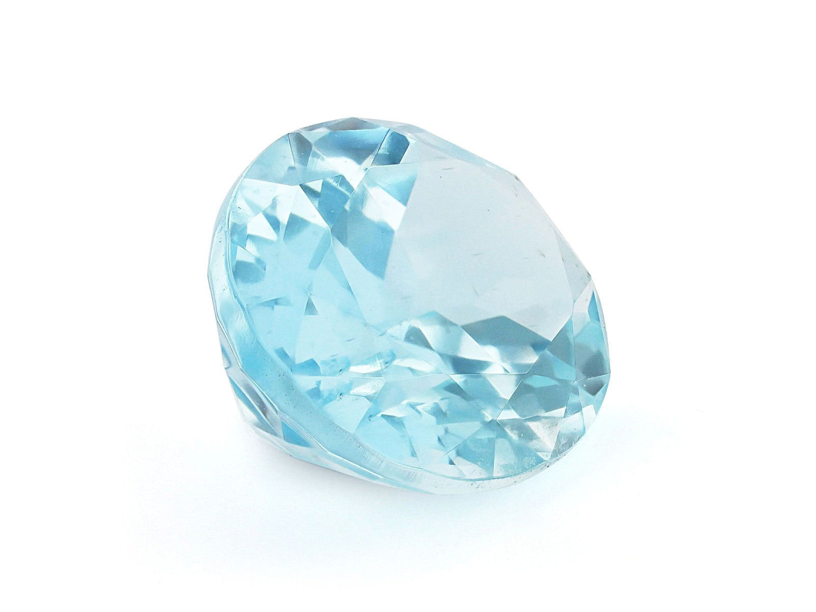 Natural Aquamarine A Grade 8x6MM Oval 1.08 Ct (AOV - 117) - Bluestargemstones - - 