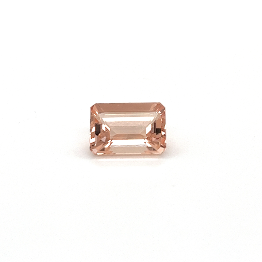 Natural Peach Morganite 14x10mm Octagon 5.10 Cts (NYPERD-160) - Bluestargemstones - - 