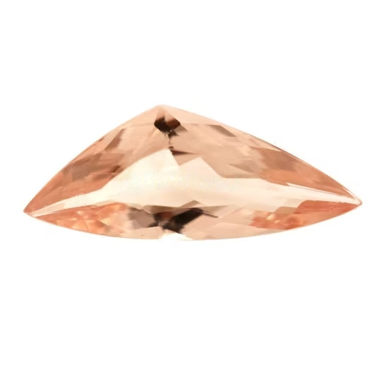 Natural Peach Morganite 18.5x7.5 mm Fancy Shape 2.92 Cts (MGF002) - Bluestargemstones - - 