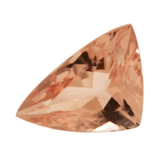 Natural Peach Morganite 3.62 Cts Fancy Cut (MGF001) - Bluestargemstones - - 