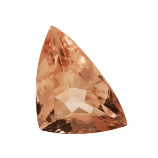 Natural Peach Morganite 3.62 Cts Fancy Cut (MGF001) - Bluestargemstones - - 