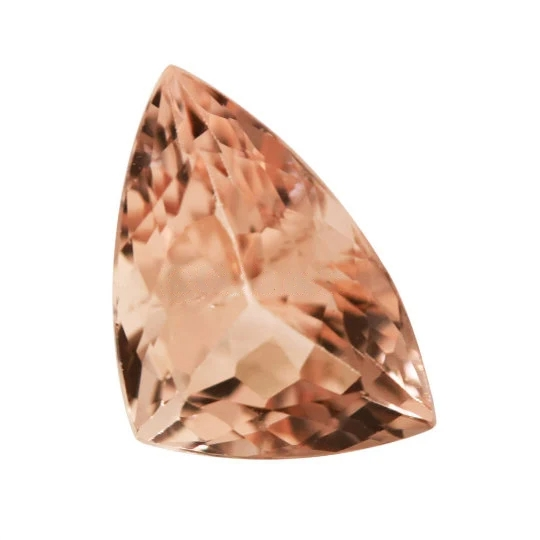 Natural Peach Morganite 4.23 Cts Fancy Cut (MGF004) - Bluestargemstones - - 