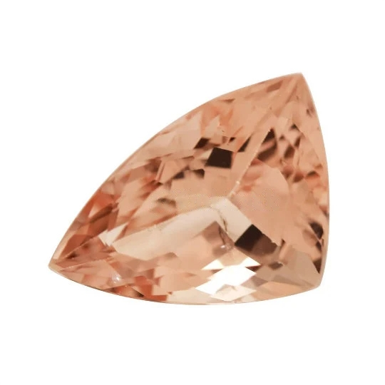 Natural Peach Morganite 4.23 Cts Fancy Cut (MGF004) - Bluestargemstones - - 