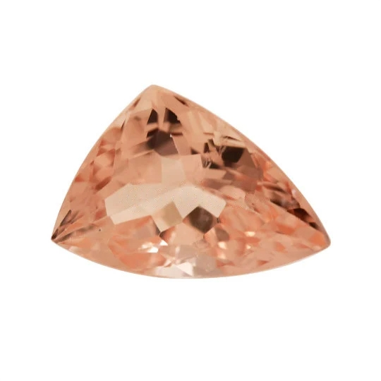 Natural Peach Morganite 4.23 Cts Fancy Cut (MGF004) - Bluestargemstones - - 