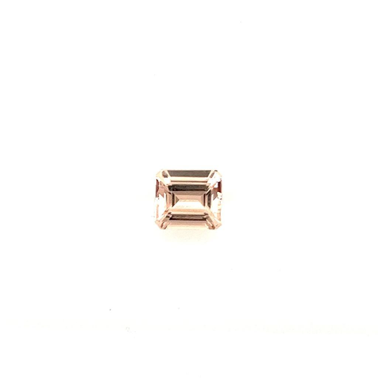 Natural Peach Morganite Emerald Cut 2.40 Ct - Bluestargemstones - - 