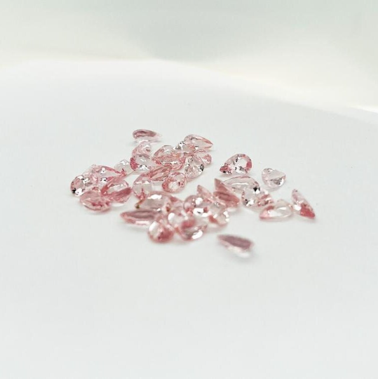 Natural Pink Morganite 0.75 Cts Pear Shape 8x5mm (PIP016) - Bluestargemstones - - 